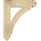 Ekena Millwork Thorton Arts & Crafts Rough Sawn Bracket, Douglas Fir, 4"W x 20"D x 24"H BKT04X20X24THR03RDF - alternate 4